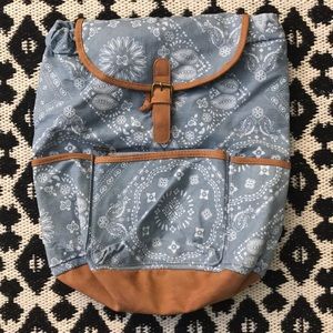 Denim backpack